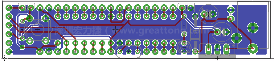 以上就是布線的所有步驟了。接下來就只剩下絲?。╯ilk-screen）、建立Gerber檔跟drill檔和送去印刷電路板廠制作的步驟。